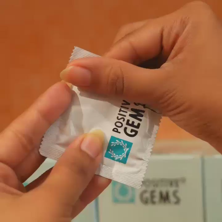 PositiveGems Strawberry Clear Condoms®